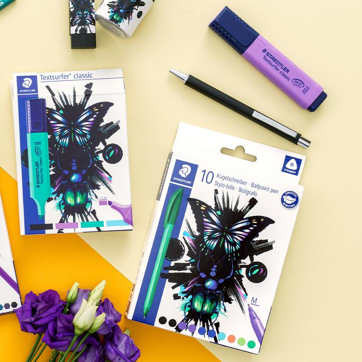 Actual product image Staedtler Biros ball 4320 M, 10-pack cardboard case (Multicoloured, 10x)