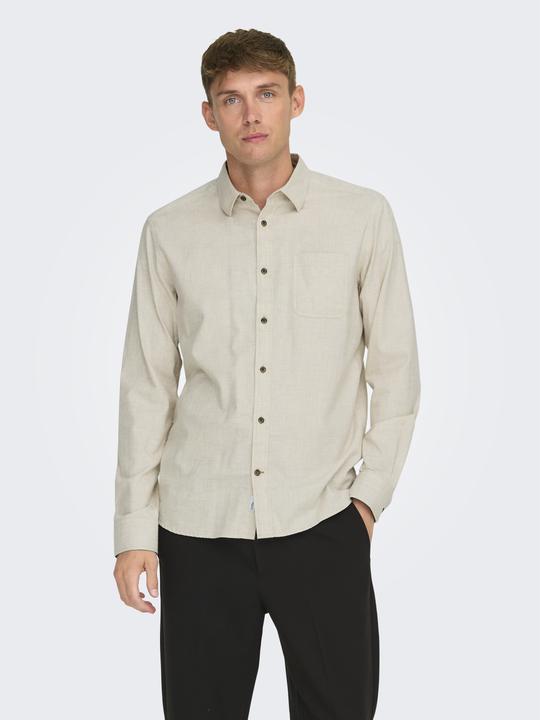 Image du produit Only & Sons Coupe normale Col de chemise Chemise (S)
