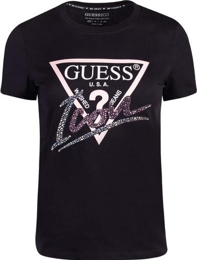 Image du produit Guess SS CN ICON TEE W4GI20I3Z14 JBLK L S (S)