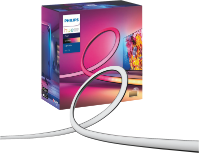 Actual product image Philips Hue Play Gradient Lightstrip 55" (RGBW, 216.50 cm, Indoor)