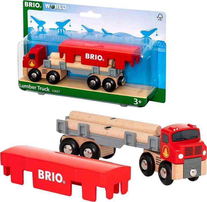 Productafbeelding Brio Houttransporter met magnetische lading