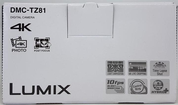 Produktbild Panasonic Lumix TZ81 (24 - 720 mm, 18.10 Mpx, 1/2,3'')