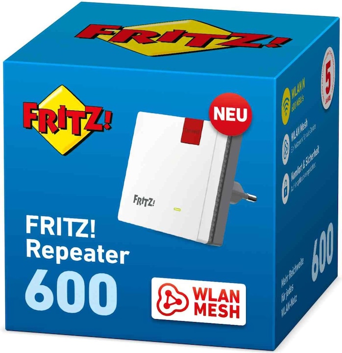 Actual product image AVM FRITZ! repeater 600 (600 Mbit/s)