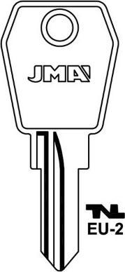 Actual product image JMA BLANK KEY EU-2
