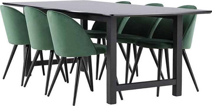 Produktbild Ebuy24 Essgruppe Oslo schwarz (MDF)