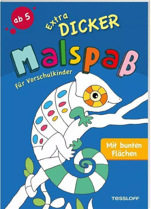 Tessloff Extradicker Malspass für Vorschulkinder. Mit bunten Flächen