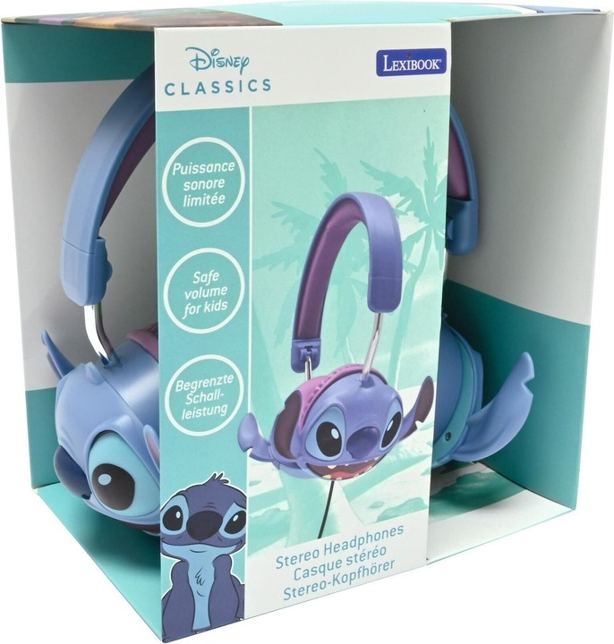Image du produit Disney Lexibook - Stitch - Casque pliable filaire (HP015D)