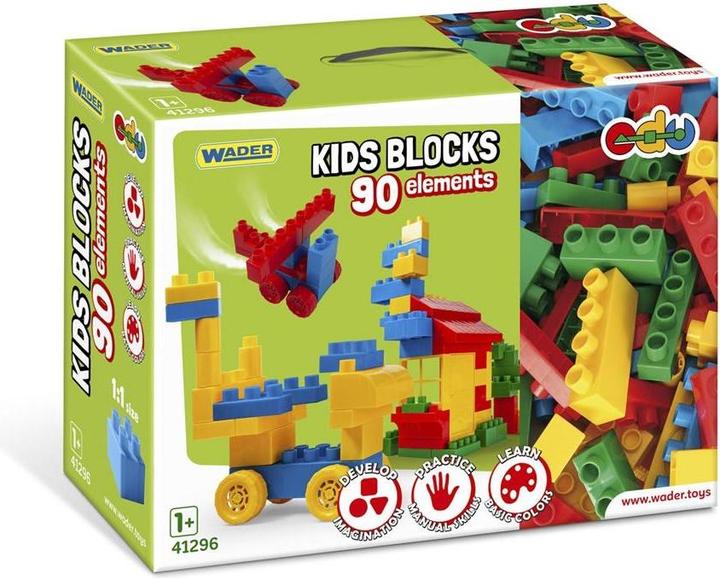 Image du produit Wader Kids Blocks Klocki 90 éléments