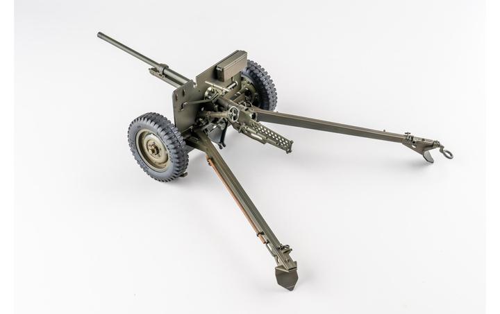 Immagine prodotto RocHobby Rimorchio Cannone anticarro M3 1:12 (RTR pronto all'uso)