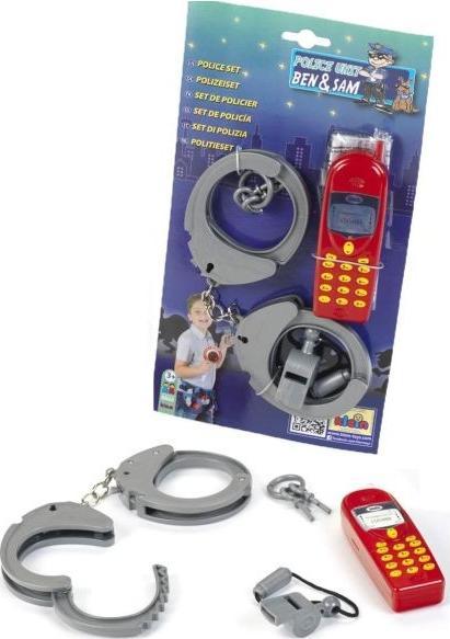Actual product image Theo Klein Police set On map