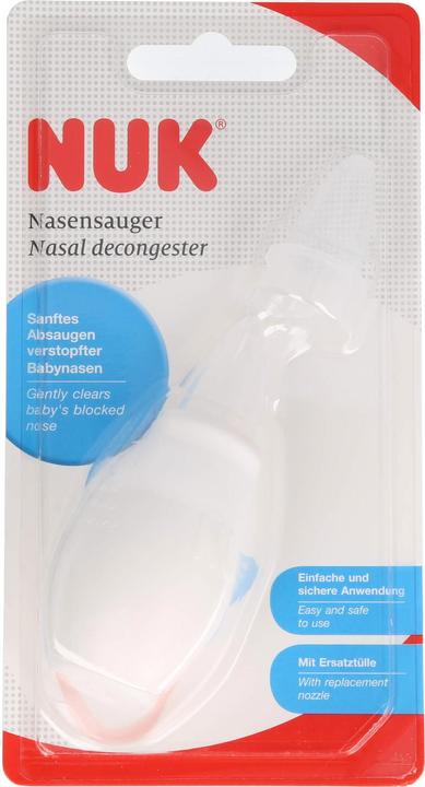 Produktbild NUK Nasensauger, zum sanften und sicheren Absaugen verschnupfter Babynasen