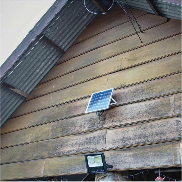Produktbild V-TAC VT-94008 - LED-Flutlicht mit Solarpanel 16 W 6000 K (16 W, 2.80 kg)