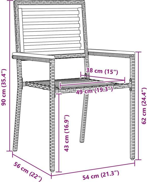 Image du produit VidaXL Meubles de jardin (110 cm)