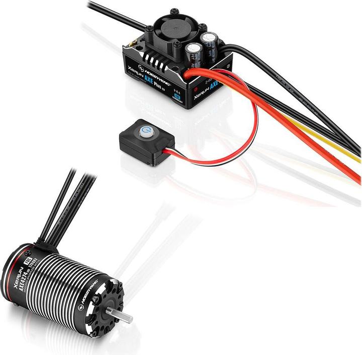 Produktbild Hobbywing Brushless-Antriebsset AXE Plus R3 Combo 4274SD 2000 kV 2-6S