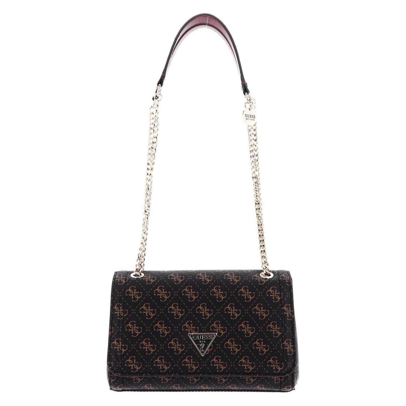 Guess, Damen, Handtasche, Noelle Covertible Xbody Flap Bag, Braun