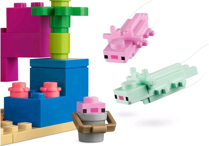 Produktbild LEGO Das Axolotl-Haus (21247, LEGO Minecraft)