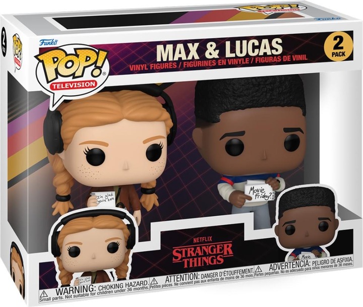 Immagine prodotto Funko POP pack 2 figures Stranger Things Max & Lucas