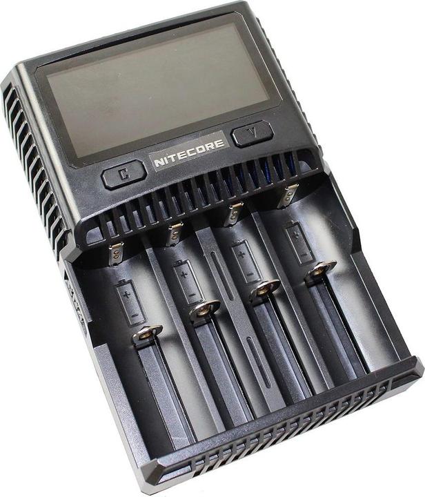 Actual product image Nitecore SC4 - Quick charger (1 pcs., 14500, 16340, 18650, 26650)