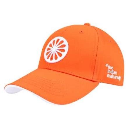 The Indian Maharadja, Unisex, Cap, 5-Panel-Cap, Orange, (One Size)