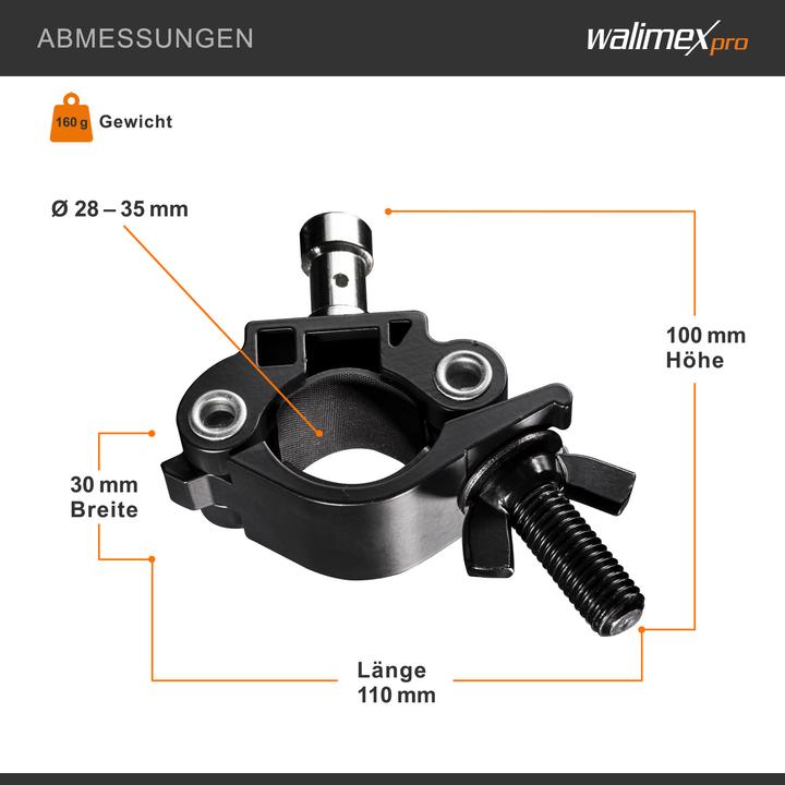 Actual product image Walimex Spigot clamp 28mm-35mm (Protective film)