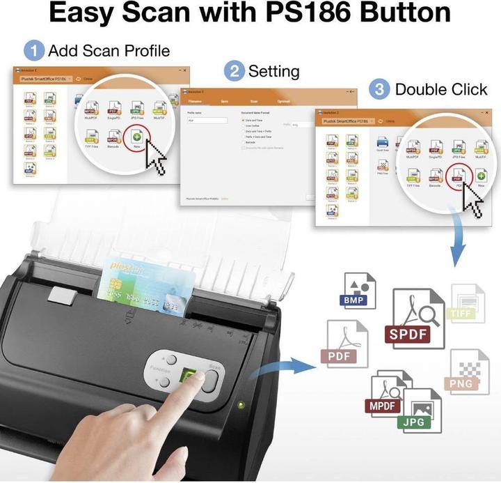 Produktbild Plustek Ps186 (USB)