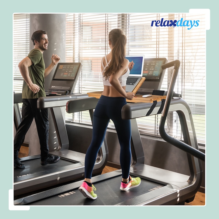 Actual product image Relaxdays Treadmill desk stand