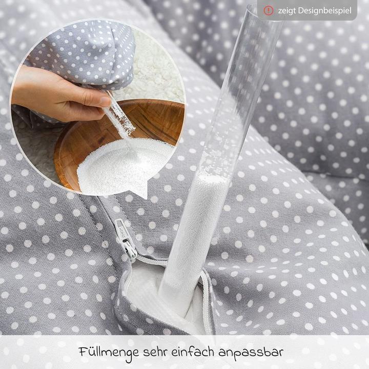 Produktbild Theraline Stillkissen Stillkissen Dodo Premium mit feiner Perlen-Füllung (180 x 34 cm)