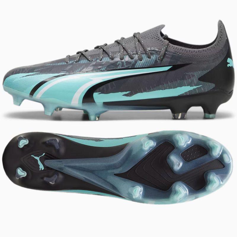Puma, Unisex, Scarpe Da Calcio, Scarpa Da Calcio Ultra Ultimate Rush Fg/Ag (44.5), Grigio