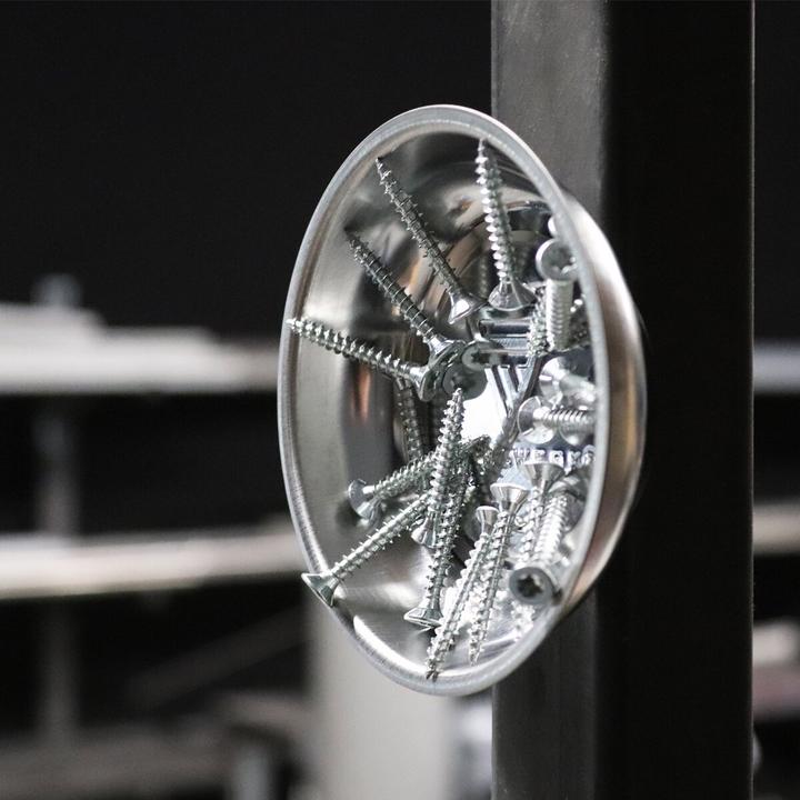 Image du produit Stahlwerk Bol magnétique 4 pouces en acier inoxydable avec aimant puissant 4 pièces (4x)