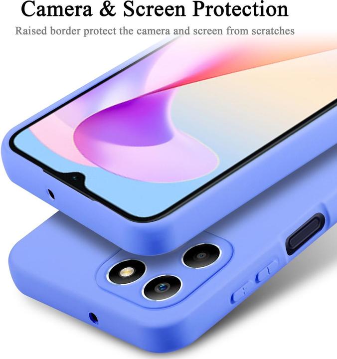 Image du produit Cadorabo Housse pour Honor x6a TPU avec protection liquide en silicone (Honor X6a)