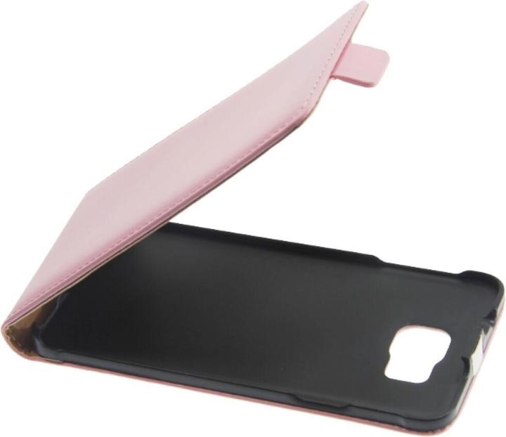 Actual product image OEM Slim Leather Flip Case for G850 Galaxy Alpha pink (Samsung Galaxy Alpha)