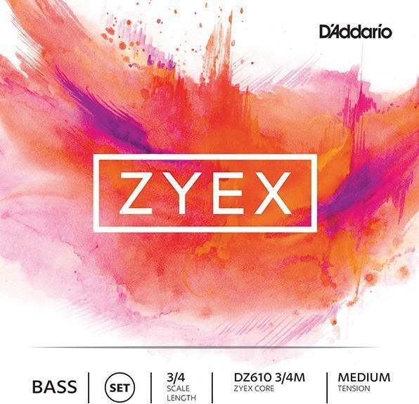 Image du produit D'Addario Zyex DZ610 3/4M (4 x, Contrebasse)