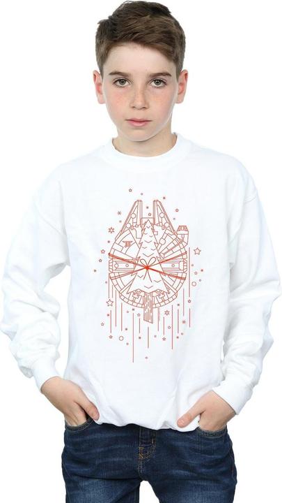 Produktbild Star Wars Millennium Falcon Christmas Tree Delivery Sweatshirt Jungen (152, 158)