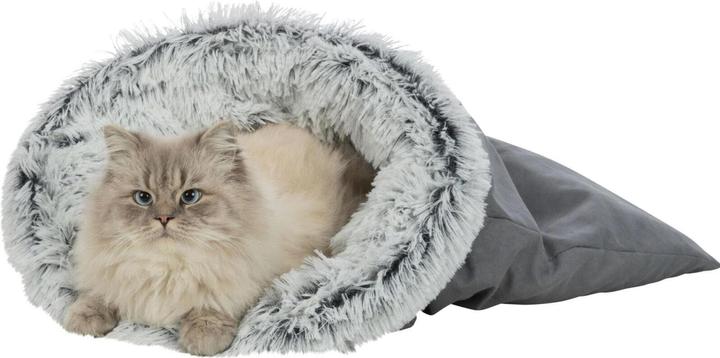 Actual product image Trixie Cuddle bag Harvey, gray / white-black (Dog)