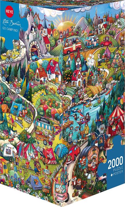 Produktbild Heye Go Camping Triangular (2000 Teile)