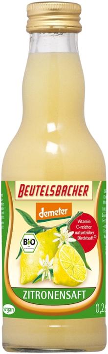 Produktbild Beutelsbacher Bio Zitronensaft, 200 ml (1 x 20 cl)