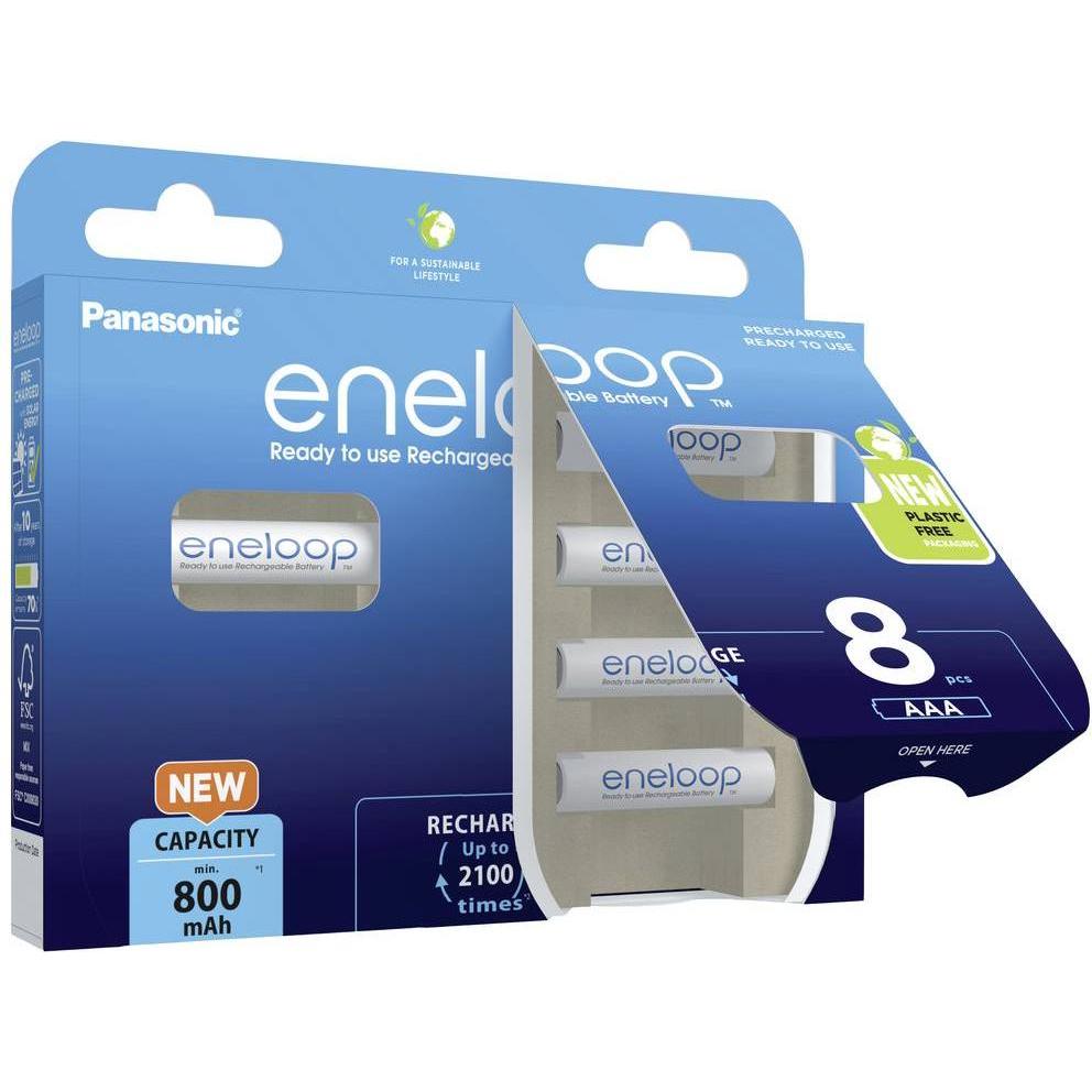 Thumbnail - Panasonic Eneloop (8 Stk., AAA, 800 mAh), Batterien + Akkus