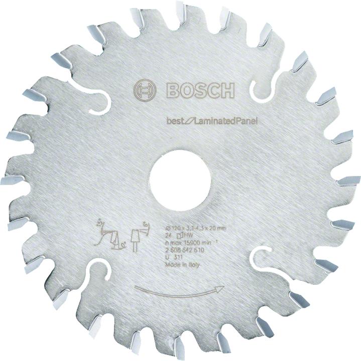 Actual product image Bosch Professional Zubehör Scoring blade conical, Best for Laminated Panel, 120 x 20 x 2.2 mm, 24