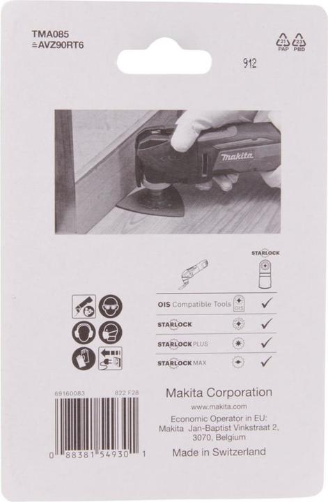 Image du produit Makita Plaque delta en carbure de tungstène 90 TMA085 (60)
