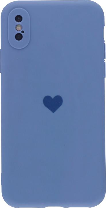 Actual product image PhoneLook Cover Silicone Mat Heart lavender (Apple iPhone X)