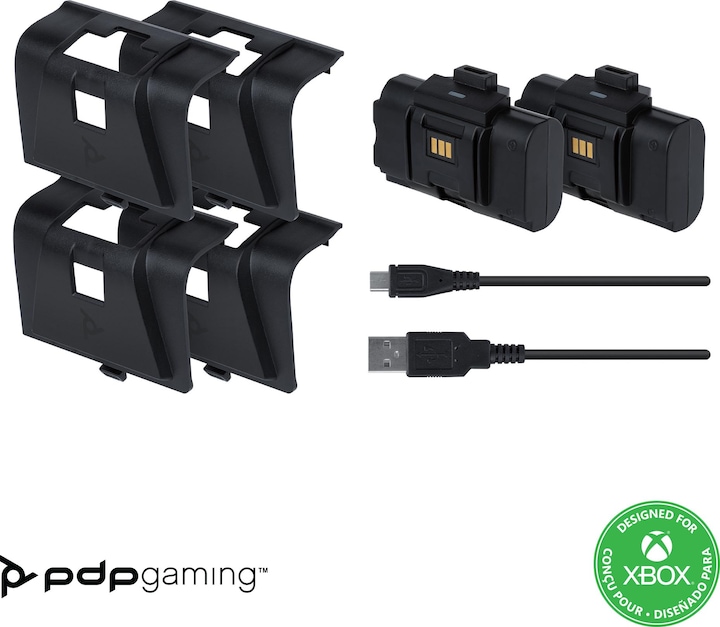Produktbild PDP Play and Charge Kit (Xbox Series X, Xbox One X, Xbox One S, Xbox Series S)