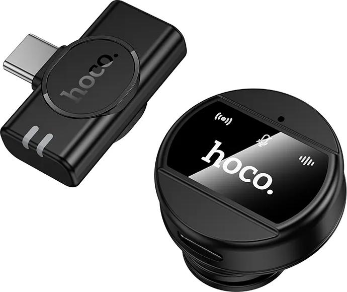 Actual product image Hoco Other Computer Accessory Wireless microphone USB C L21 black