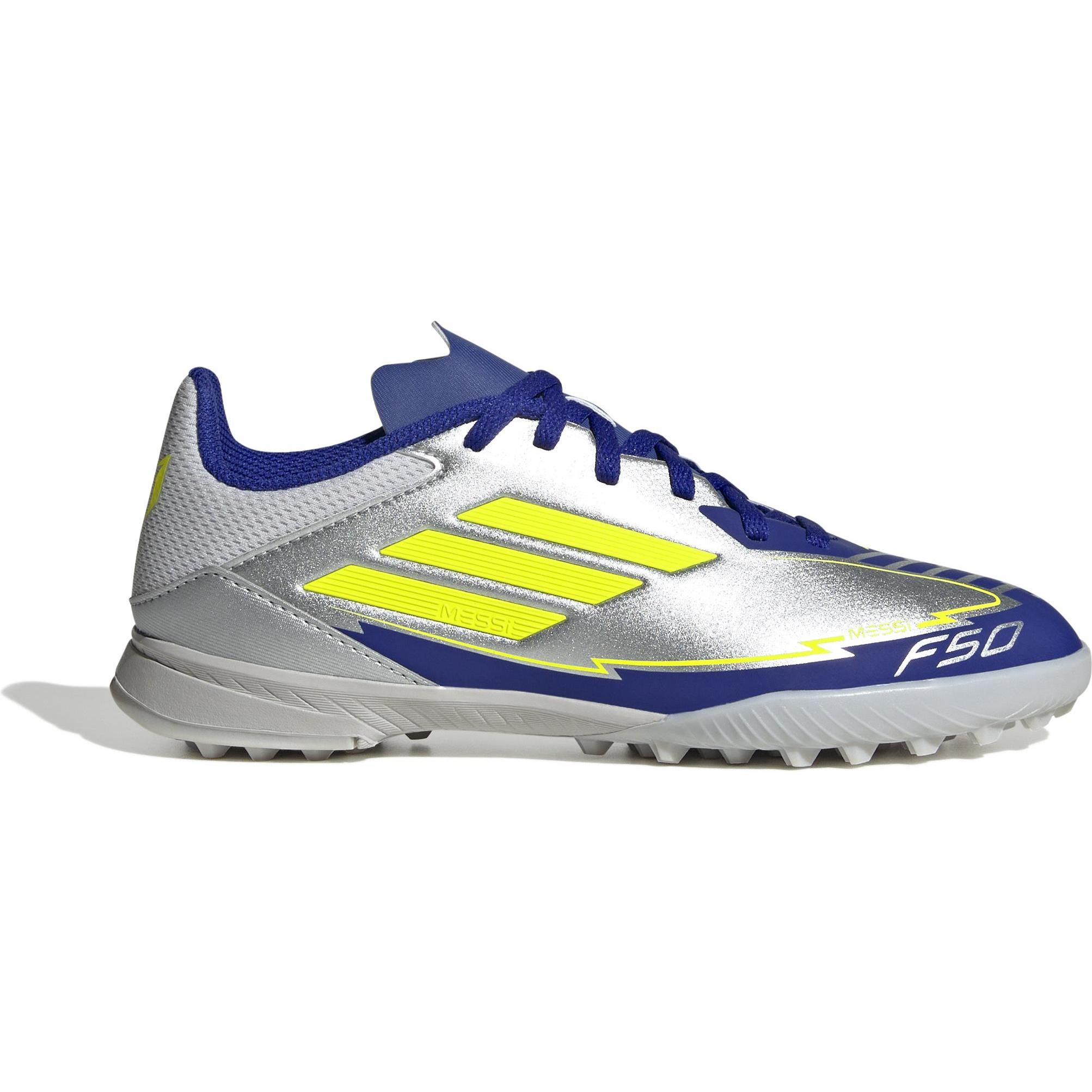 adidas, Fussballschuhe, F50 League Messi TF (32), Silber