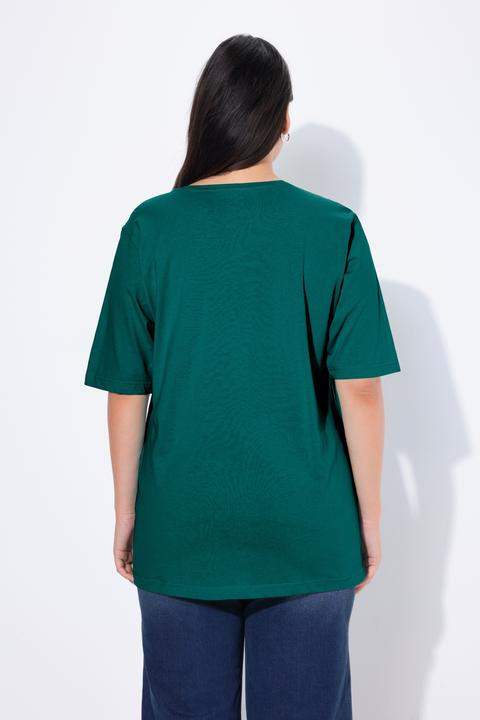 Immagine prodotto Ulla Popken Maglia dal taglio morbido con scollo rotondo e mezze maniche (54)