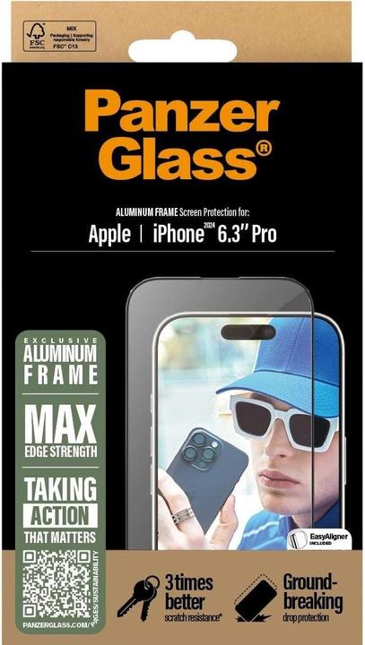 Image du produit PanzerGlass Ajustement ultra-large (1 pcs, Apple iPhone 16 Pro)