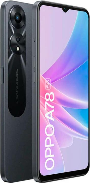 Produktbild OPPO A78 5G (128 GB, Glowing Black, 6.56", Dual SIM, 5G)