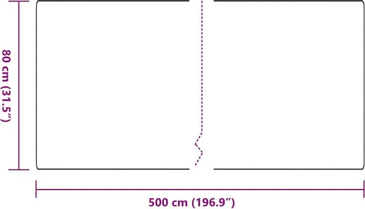Produktbild vidaXL Läufer-Teppich