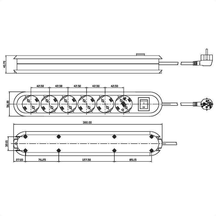 Produktbild Bachmann Smart (6x, CEE 7/3, 1.50 m)