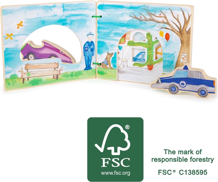 Actual product image small foot Picture book police (German)