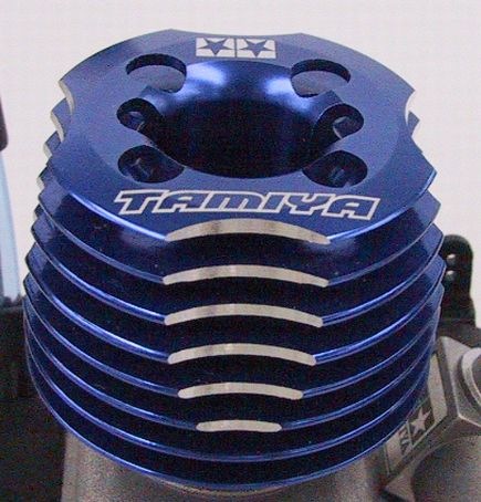 Actual product image Tamiya TRF FS-12FD ALU Heat Sink Head
